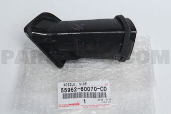 5596260070C0 Toyota NOZZLE, SIDE DEFROSTER, NO.2