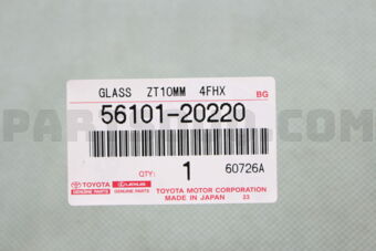 5610120220 GLASS, WINDSHIELD