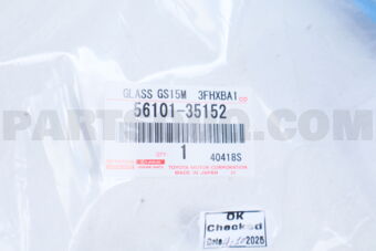 5610135152 Toyota GLASS, WINDSHIELD