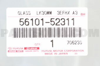 5610152311 GLASS, WINDSHIELD