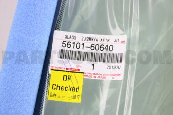 5610160640 GLASS, WINDSHIELD