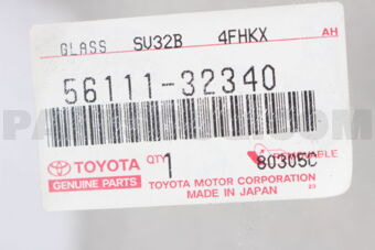 5611132340 GLASS, WINDSHIELD
