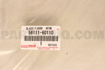 5611160110 GLASS, WINDSHIELD