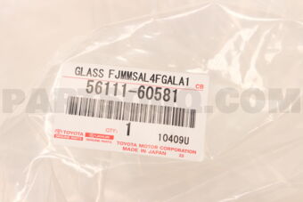 5611160581 GLASS, WINDSHIELD