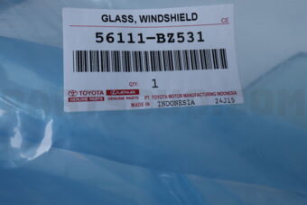 56111BZ531 Toyota GLASS, WINDSHIELD