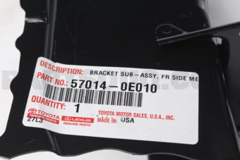 570140E010 BRACKET SUB-ASSY, FR