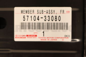 5710433080 Toyota MEMBER SUB-ASSY, FR