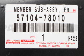 5710478010 MEMBER SUB-ASSY, FRONT CROSS