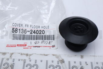 5813624020 Toyota COVER, FRONT FLOOR HOLE
