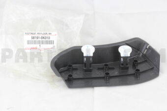 581910K010 FOOTREST, FRONT FLOOR