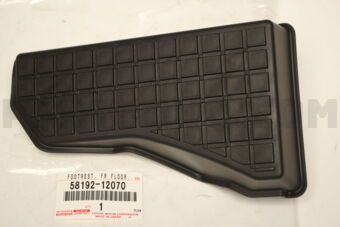 5819212070 Toyota FOOTREST, FRONT FLOOR