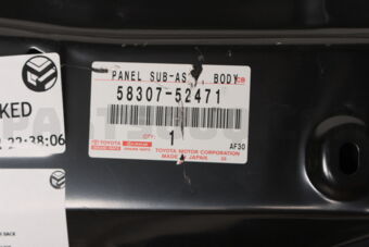 5830752471 PANEL SUB-ASSY, BODY LOWER BACK