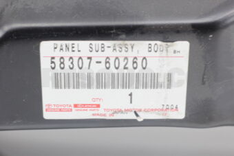 5830760260 PANEL SUB-ASSY, BODY LOWER BACK