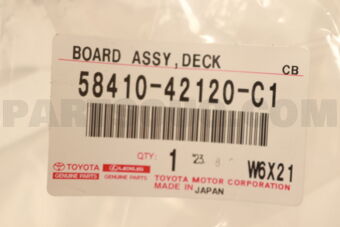 5841042120C1 BOARD ASSY, DECK