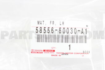 5855660030A1 Toyota MAT, FRONT, LH