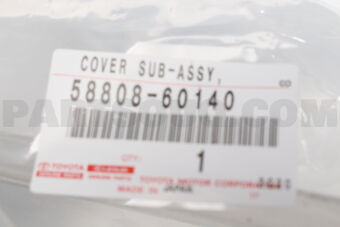 5880860140 Toyota COVER SUB-ASSY, SHIFTING HOLE
