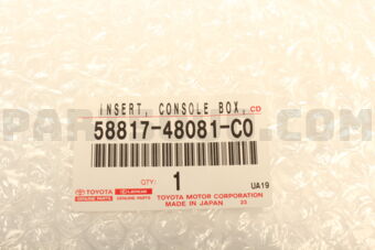 5881748081C0 INSERT, CONSOLE BOX