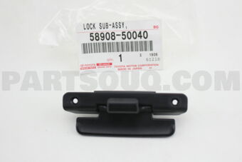 5890850040 LOCK SUB-ASSY, CONSOLE COMPARTMENT