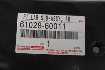 6102860011 PILLAR SUB-ASSY, FRONT BODY, OUTER