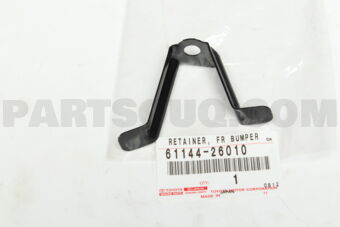 6114426010 RETAINER, FRONT BUMPER SIDE, LH