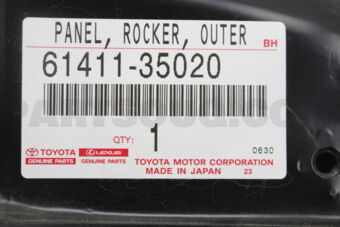 6141135020 PANEL, ROCKER, OUTER RH