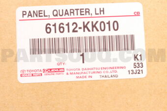 61612KK010 PANEL  QUARTER  LH
