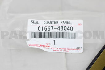6166748040 SEAL, QAURTER PANEL, NO.1