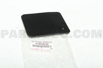 617830K160 PAD, RR WHEEL