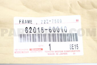 6201560010 FRAME SUB-ASSY, SIDE WINDOW, RH