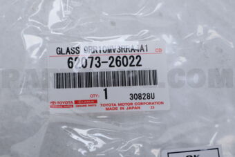 6207326022 GLASS SUB-ASSY  SIDE