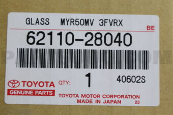 6211028040 WINDOW ASSY, FRONT SIDE FIX, RH