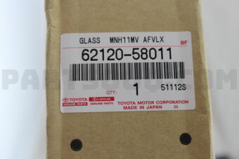 6212058011 WINDOW ASSY, FRONT SIDE FIX, LH