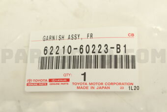 6221060223B1 GARNISH ASSY  FR