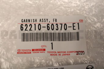 6221060370E1 GARNISH ASSY, FR