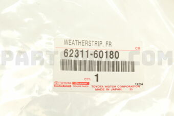 6231160180 WEATHERSTRIP, FR