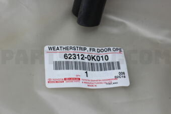623120K010 TRIM, FRONT DOOR OPENING, LH
