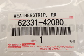 6233142080 WEATHERSTRIP, RR