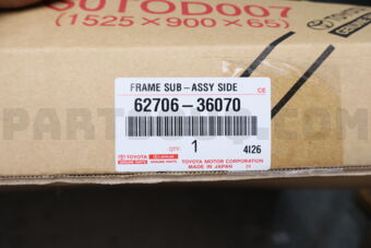 6270636070 FRAME SUB-ASSY, SIDE