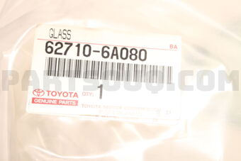 627106A080 WINDOW ASSY, QUARTER, RH