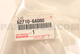 627106A080 WINDOW ASSY, QUARTER, RH