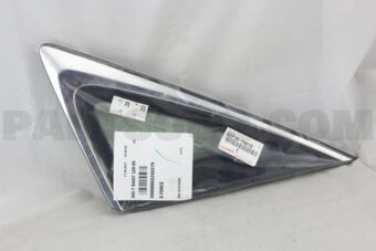 6271078010 WINDOW ASSY, QUARTER, RH