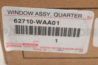 62710WAA01 WINDOW ASSY QUARTER RH