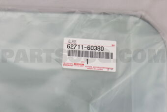 6271160380 GLASS, QUARTER WINDOW, FRONT RH