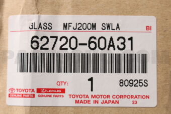 6272060A31 WINDOW ASSY, QUARTER, LH