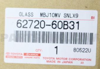 6272060B31 WINDOW ASSY, QUARTER, LH