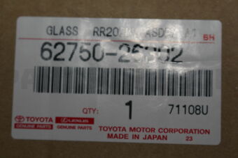 6275026302 Toyota WINDOW ASSY  SLIDE