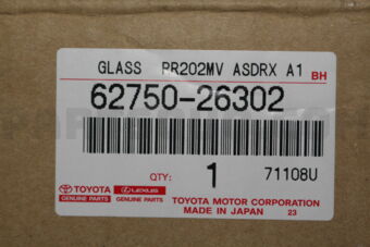 6275026302 Toyota WINDOW ASSY  SLIDE