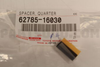 6278516030 SPACER QUARTER PANEL, NO.1, RH/LH