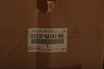 633106A181B0 HEADLINING ASSY, ROOF