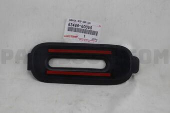 6348660050 CUSHION, ROOF RACK LEG, FRONT RH